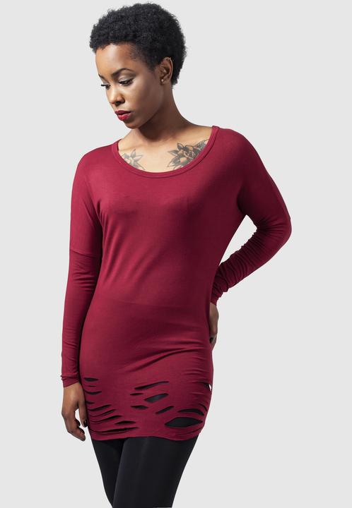 Produktbild Urban Classics Ladies Cutted Viscose L/S Tee (XS)