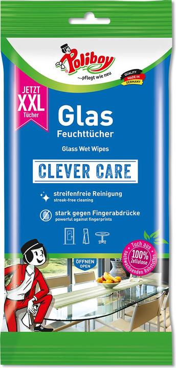 Produktbild Poliboy XXL Glas Feuchttcher, 24 Stck