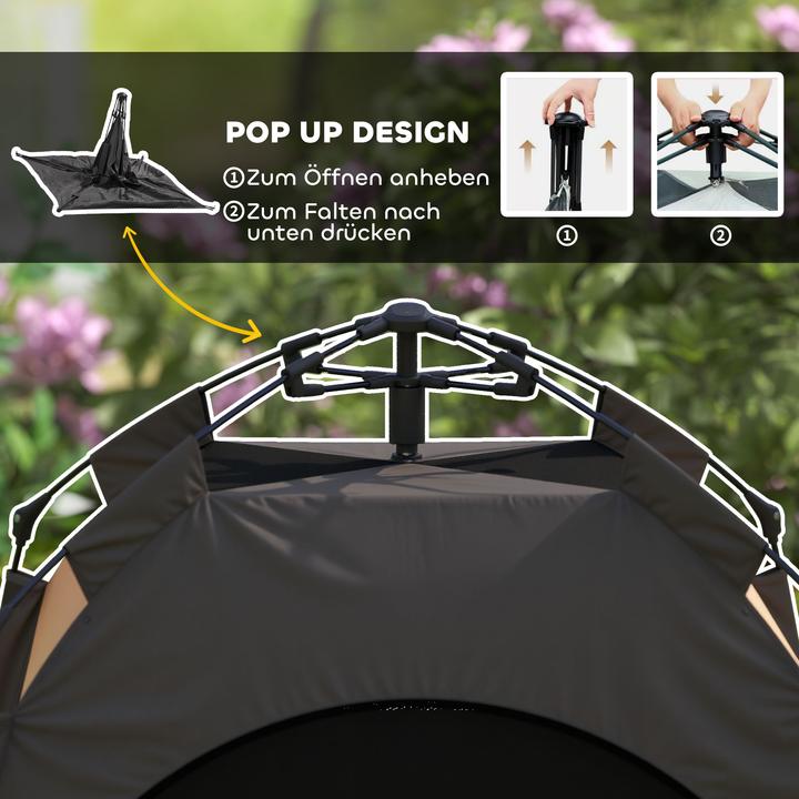Immagine prodotto PawHut Haustierzelt Polyester Braun (Tenda per cani)