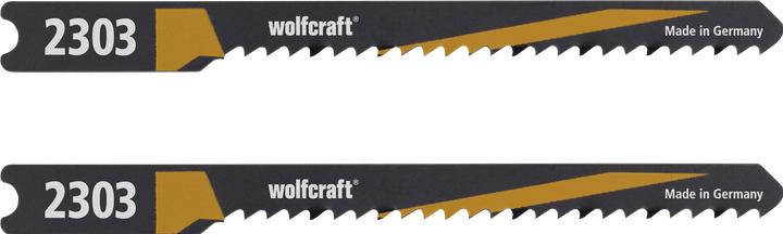 Produktbild wolfcraft 2 Stichsägeblätter HCS L=70mm U-Schaft