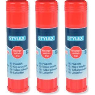 Stylex Klebestifte, Paste, 8 g, 3 Stück (23371)