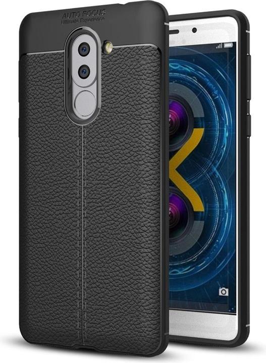 Produktbild König Design Huawei Honor 6X Handy Hülle Schutz Case Back Cover Silikon Bumper Schale Schwarz (Honor 6X)