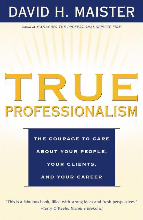 Produktbild True Professionalism (Englisch, David H. Maister, 2000)