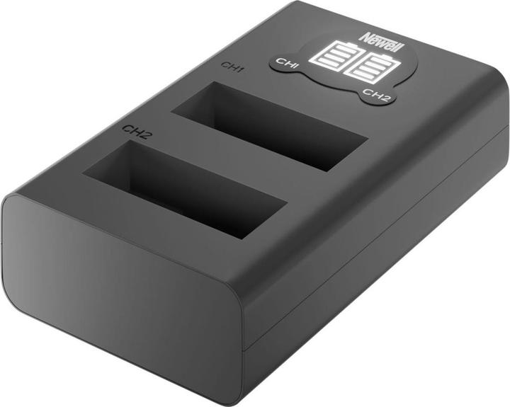 Actual product image Newell battery DL-USB-C dual channel charger for AHDBT-901 batteries (Camera battery charger)