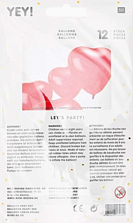 Image du produit Rico Design Coeur (12 x)