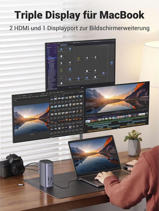 Produktbild Ugreen Multi (USB-C, 12 Ports)