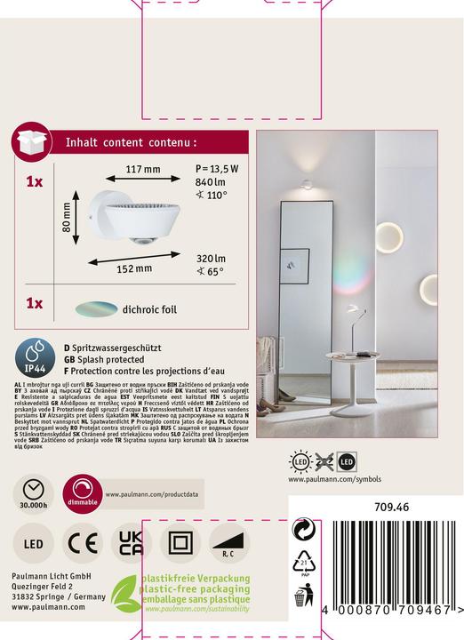 Produktbild Paulmann Sabik (570 lm, IP44)