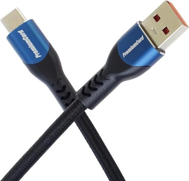 Image du produit PremiumCord USB-C/M - Câble USB 2.0 A/M, charge rapide 5A, 2m (2 m, USB 2.0)