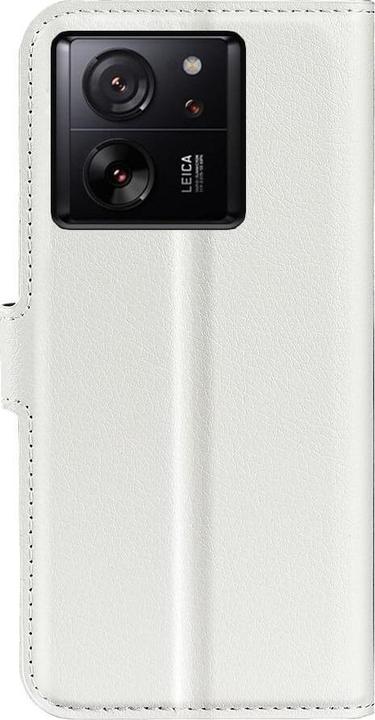 Actual product image Cover-Discount Xiaomi 13T / 13T Pro - Leather case cover white (Xiaomi 13T)