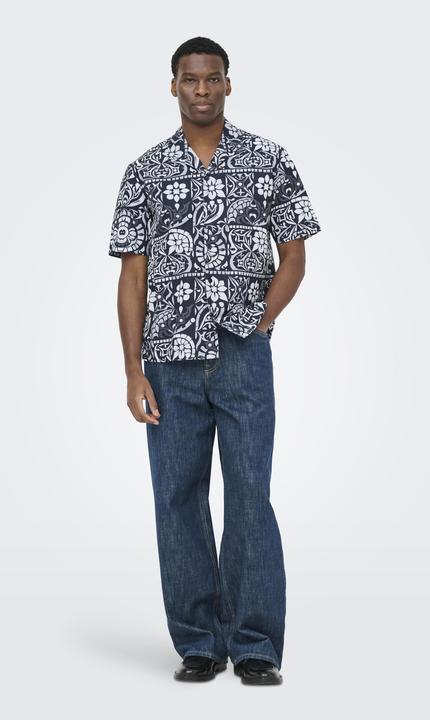 Immagine prodotto Only & Sons ONSWHITE Hawaii-Hemd Hawaii-Hemd (L)
