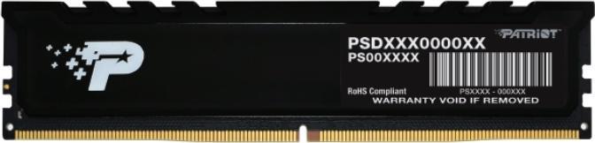 Actual product image Patriot Premium Black DDR4 32GB 3200MHz Radiator (1 x 32GB, 3200 MHz, DDR4-RAM, DIMM)