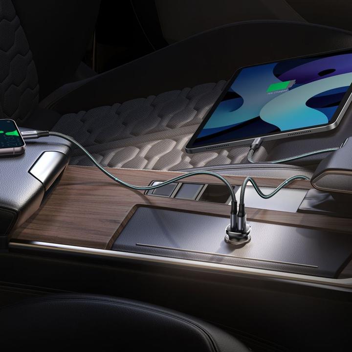 Immagine prodotto Ugreen EC305 25845 Caricabatterie da auto USB-C USB-A 30W