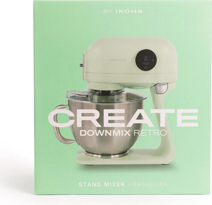 Image du produit Create Downmix Retro Mixer-Robot de cuisine (1200 W, 5 l)