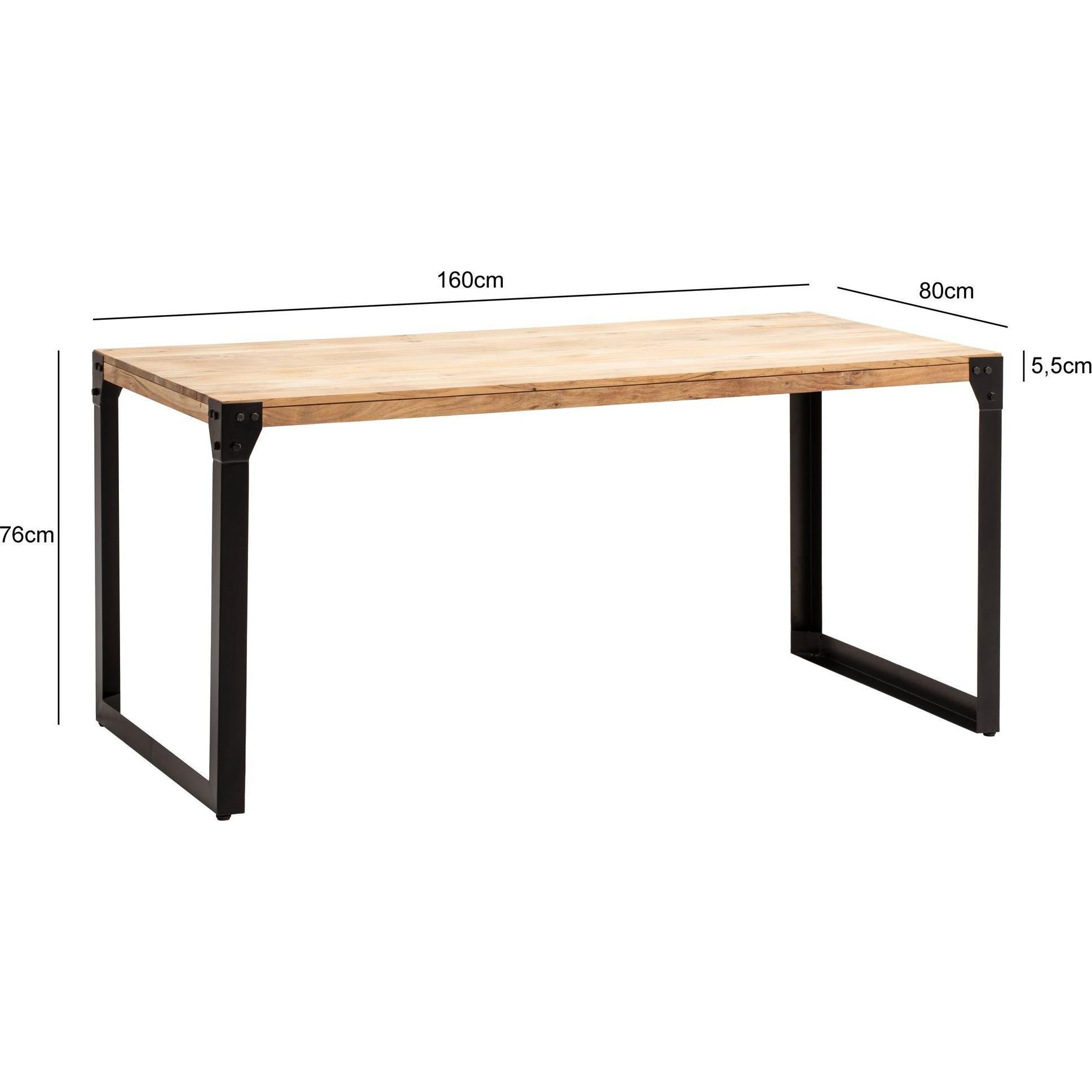 Thumbnail - Wohnling, Esstisch, 160x80x76 (160 x 80 x 76 cm)