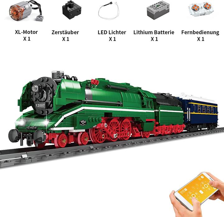 Produktbild Mould King Express Dampflokomotive