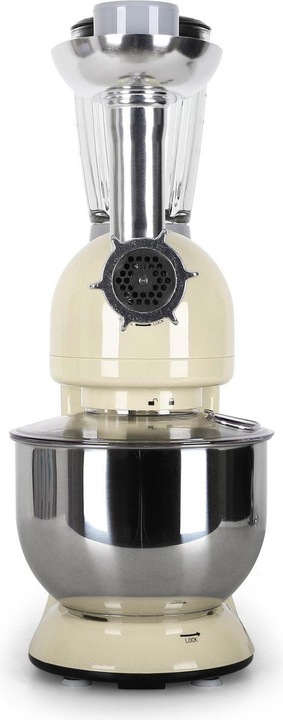 Produktbild Klarstein Lucia Morena Küchenmaschine inkl Fleischwolf1200W, 5 Liter, Creme (1200 W)