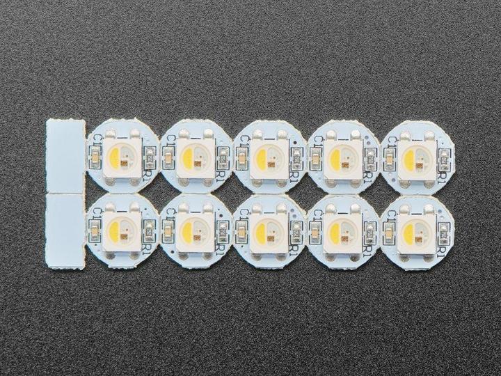 Produktbild Adafruit NeoPixel RGBW Mini Button PCB - 10er-Pack