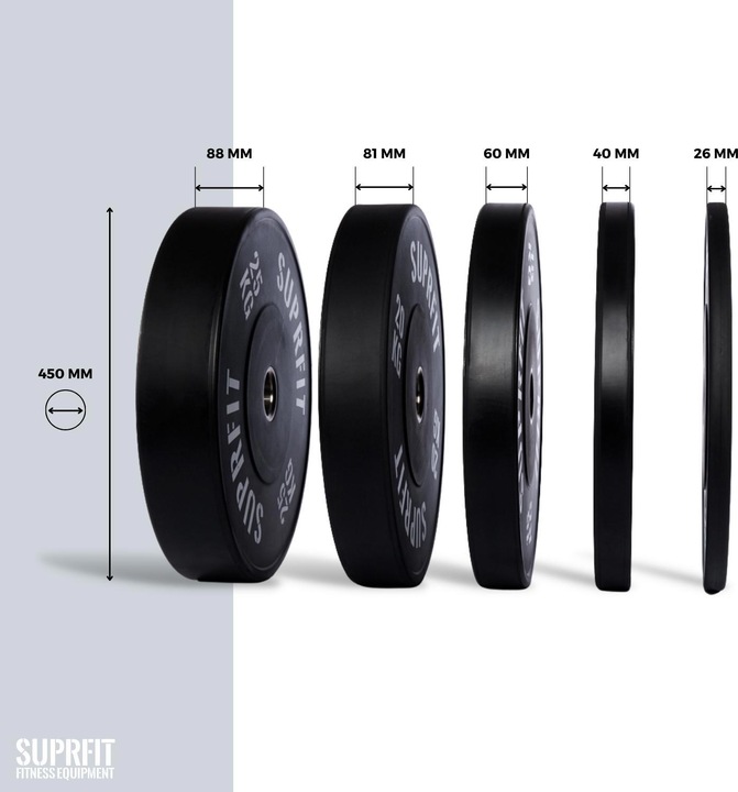 Produktbild Suprfit Econ Bumper Plate (2 x 15 kg)