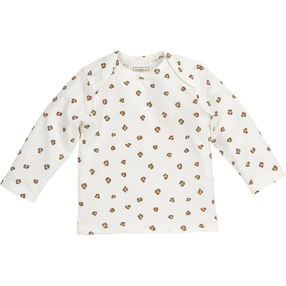 Thumbnail - Meyco, Pyjama, babypyjama Mini Panther offwhite mt 50/56, Weiss, (50, 56)