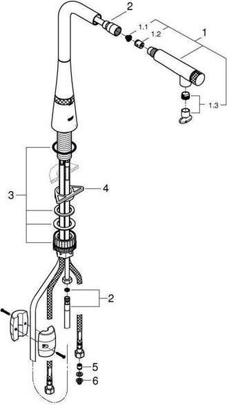 Image du produit Grohe Zedra SmartControl Mitigeur d'évier avec SmartControl