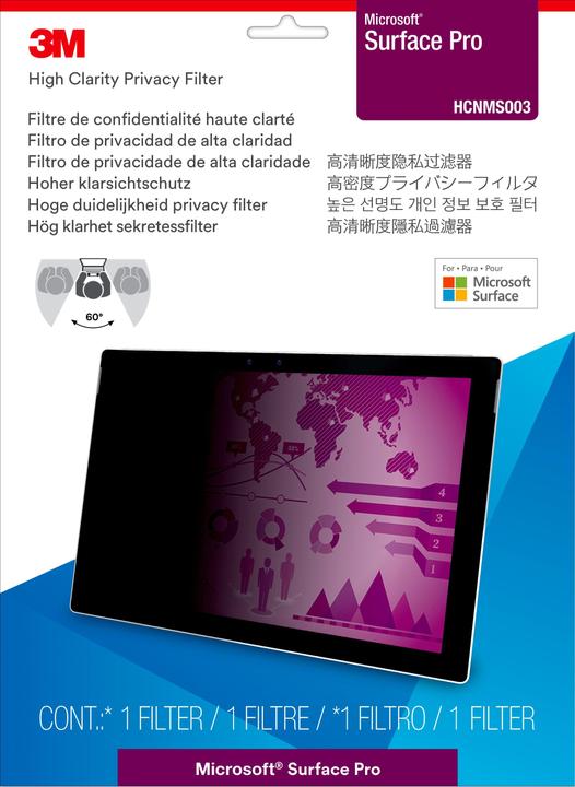 Produktbild 3M High Clarity Blickschutzfilter für Surface Laptop (13.50", 3:2)