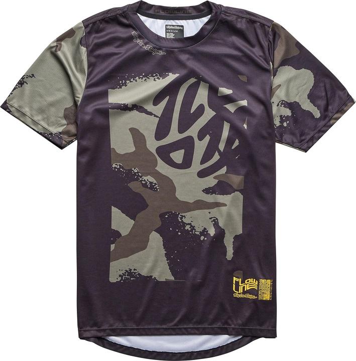 Immagine prodotto Troy Lee Designs Maglia Flowline SS, confinata, nera, giovane XL (XL)