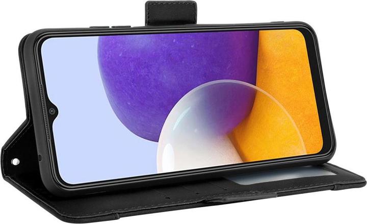Produktbild Cover-Discount Galaxy A22 5G - Etui mit vielen Kartenfächer schwarz (Samsung Galaxy A22 5G)