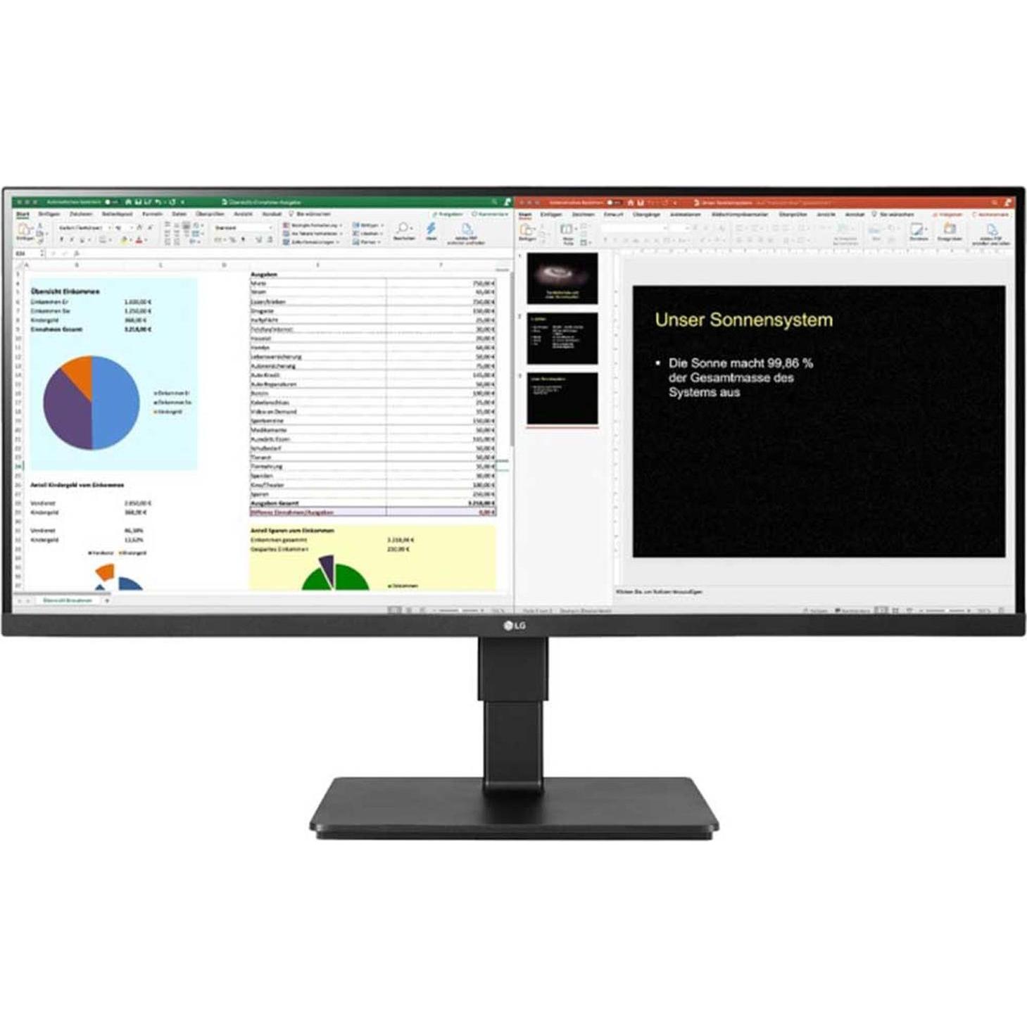 LG 34BR65F (2560 x 1080 Pixel, 34"), Monitor, Schwarz