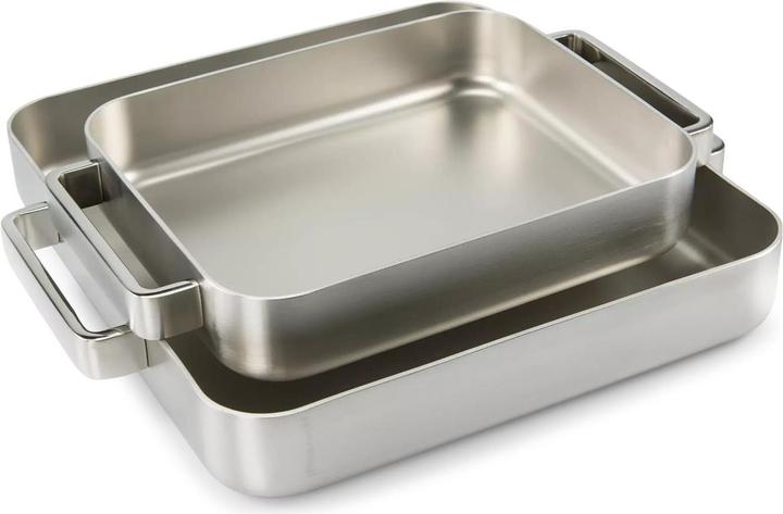 Produktbild Iittala Ofenform aus Edelstahl silberfarben