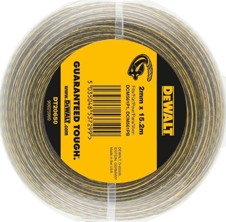 Actual product image DeWalt Trimmer thread 152 m/20 (Weed whacker, Trimmer line + line spool)