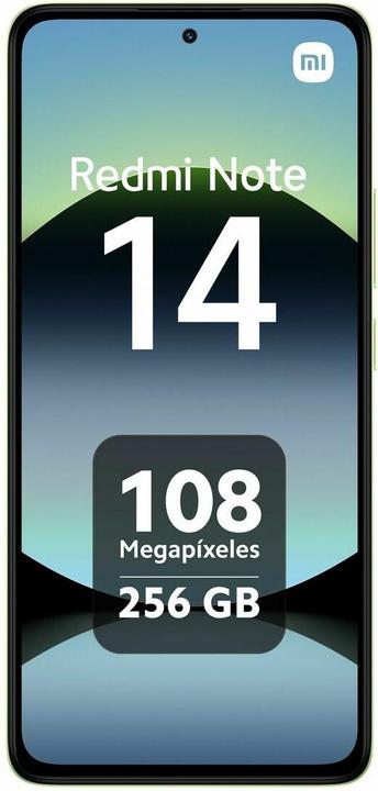Produktbild Xiaomi Redmi Note 14 (256 GB, Lime Green, 6.67", Hybrid Dual SIM, 4G)