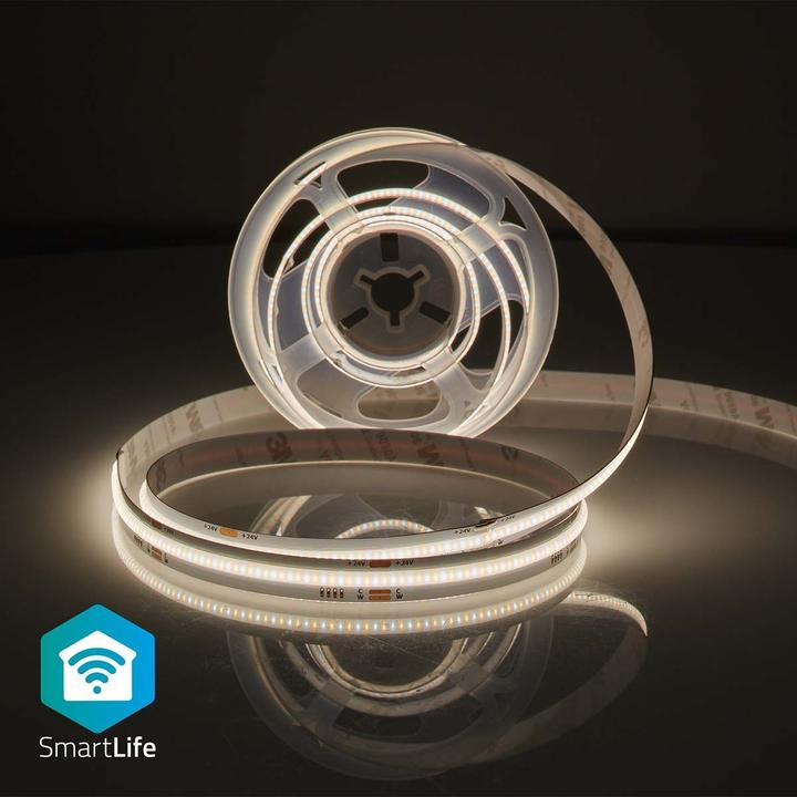 Actual product image Nedis SmartLife LED Strip Wi-Fi, 2m, IP20 - White (White, 200 cm, Indoor)