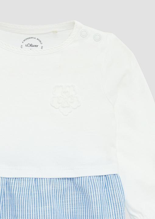 Produktbild S.Oliver T-Shirt Weiches Baumwoll-Longsleeve mit Volantdetail (80)