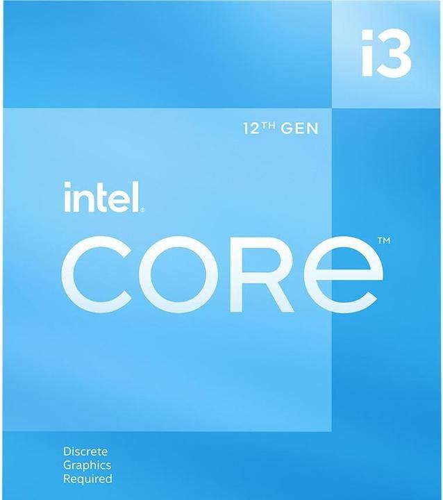 Productafbeelding Intel Core i3-12100F (LGA 1700, 3.30 GHz, 4 -Core)