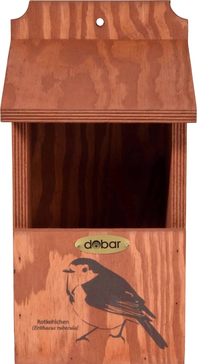 Immagine prodotto Dobar Scatola nido con motivo pettirosso 17 x 18 x 32 cm