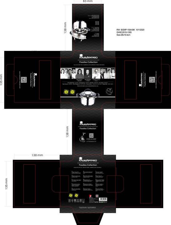 Actual product image MasterPRO Stockpot (Pot, Stainless steel, 16 x 10 cm)