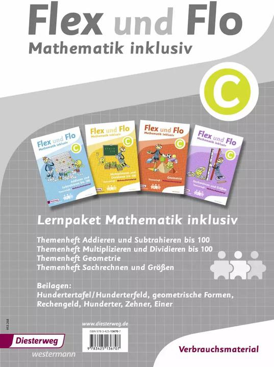 Produktbild Flex und Flo - Mathematik inklusiv C. Mathematik inklusiv Paket (Deutsch, Anik Köhpcke, Christopher Dohmann, Nicole Timmermann, Susanne Jäger, 2018)