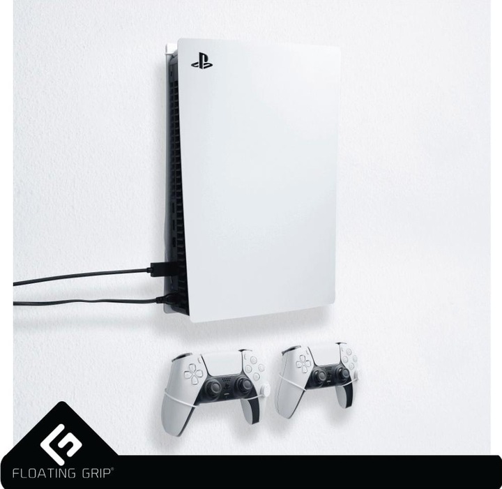 Actual product image Floating Grip Playstation 5 Wall Mounts by (PS5)