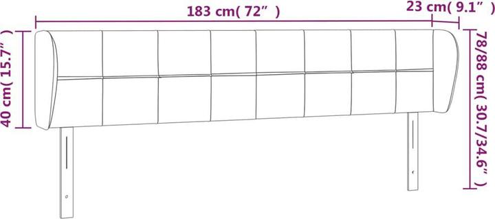 Actual product image vidaXL Kataleya (183 x 23 x 88 cm)