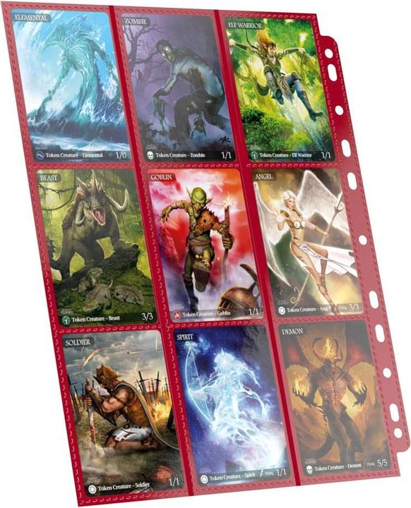 Actual product image Ultimate Guard UGD010407 - 18-Pocket Side-Loading Pages (10), rot