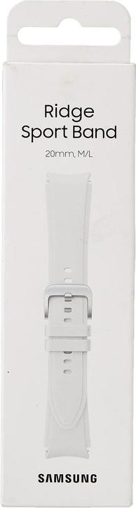 Actual product image Samsung Ridge Sport Band 20mm M/L white (20 mm, Fluoroelastomer)