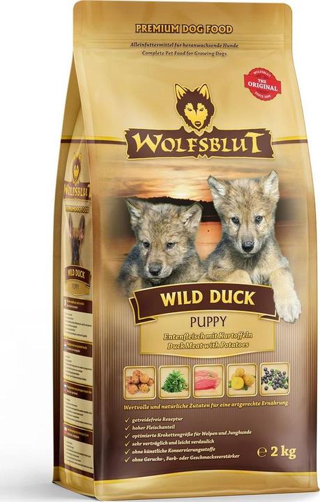 Produktbild Wolfsblut Wild Duck (Junior, Welpe + Kitten, 1 Stk., 2000 g)