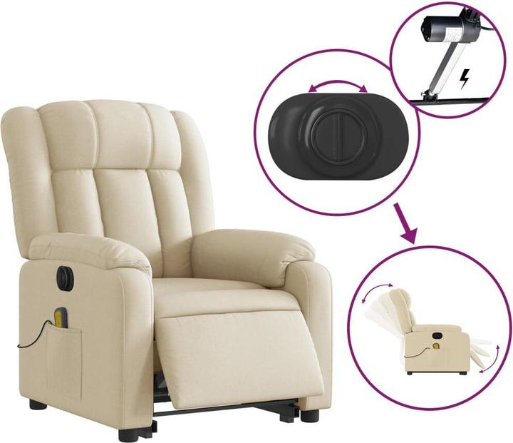 Image du produit vidaXL Massagesessel mit Aufstehhilfe