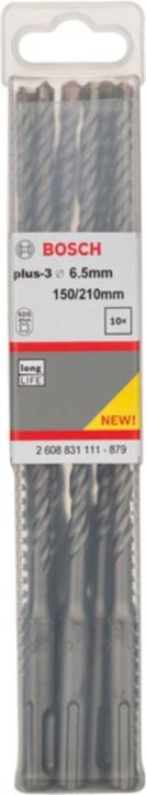 Actual product image Bosch Hausgeräte Hammerbohrer plus-3 6.5x150x210mm 10 Stk. (6.5 millimetres)