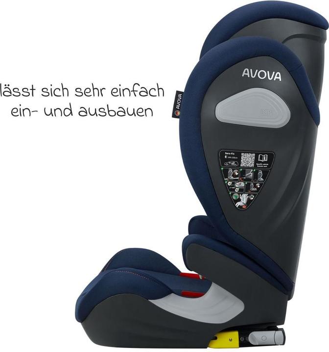 Produktbild Avova Sora-Fix ab 100 cm - 150 cm / 4-12 Jahre (Kindersitzerhöhung, ECE R129/i-Size Norm)