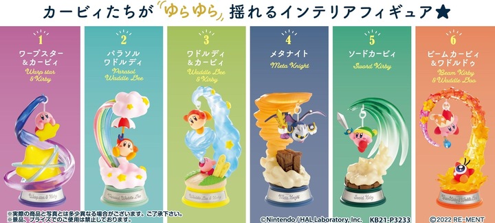 Immagine prodotto Re-Ment Minifigure Kirby 6 cm Swing Kirby Display (6)