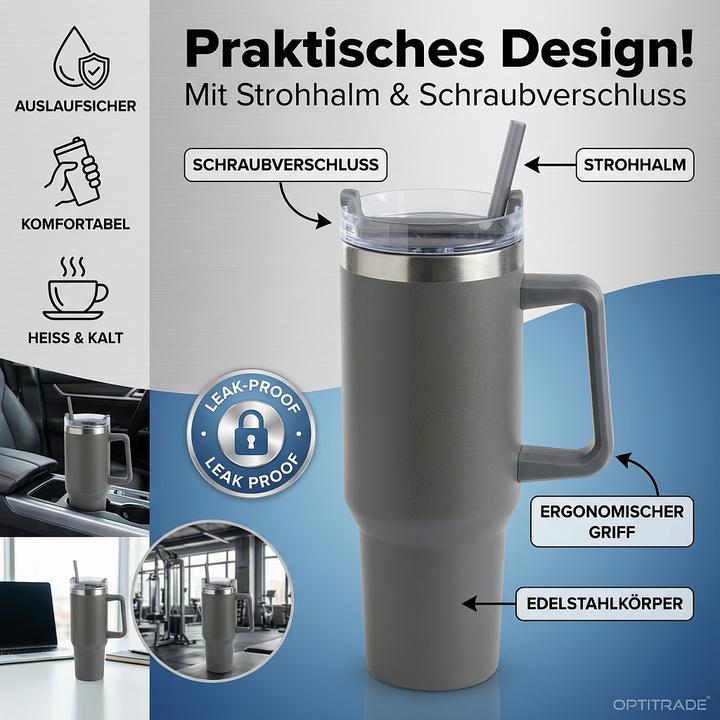 Actual product image Champ Drinking Cup with Straw (1.10 l)