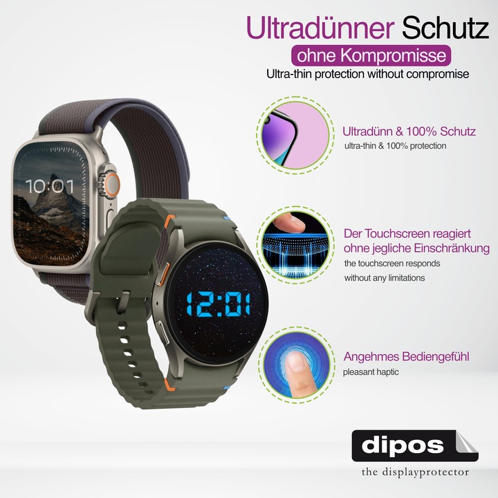 Produktbild Dipos Schutzfolie Klar für Vidimensio Kleiner Delfin
