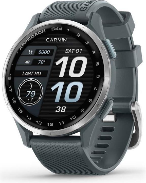 Produktbild Garmin Smart watches Approach S44 Silver Aluminium Bezel with Twilight Silicone Band (43 mm)