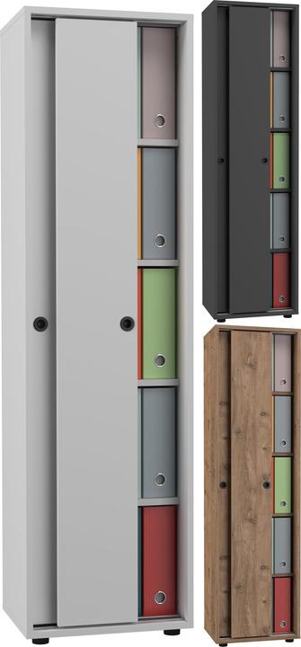 Image du produit VCM Büroschrank Aktenschrank Ulas 5fach (49 x 38 x 168 cm)
